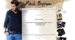 Desktop Screenshot of paulbyrom.ie